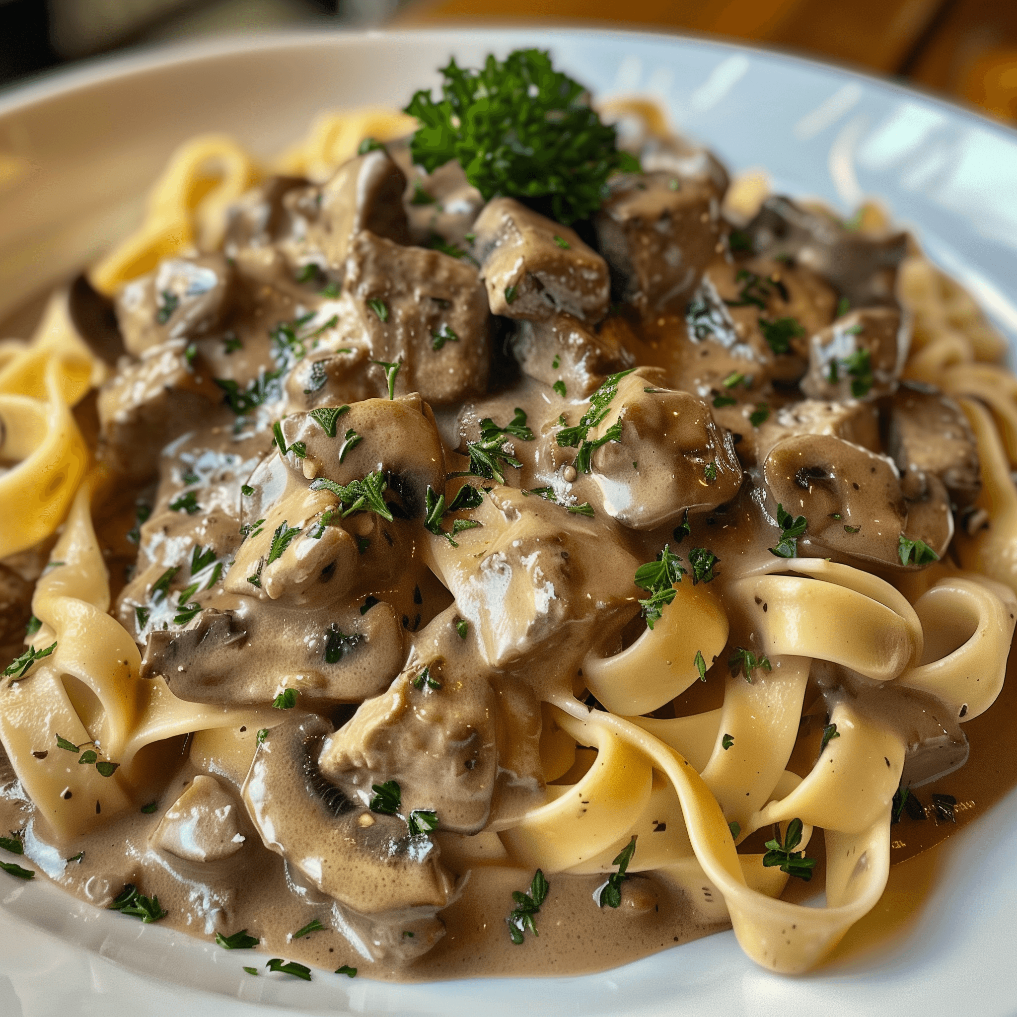 Beef Stroganoff