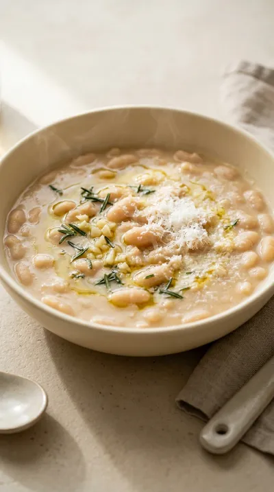 Rosemary Garlic White Bean Soup – Easy Recipe