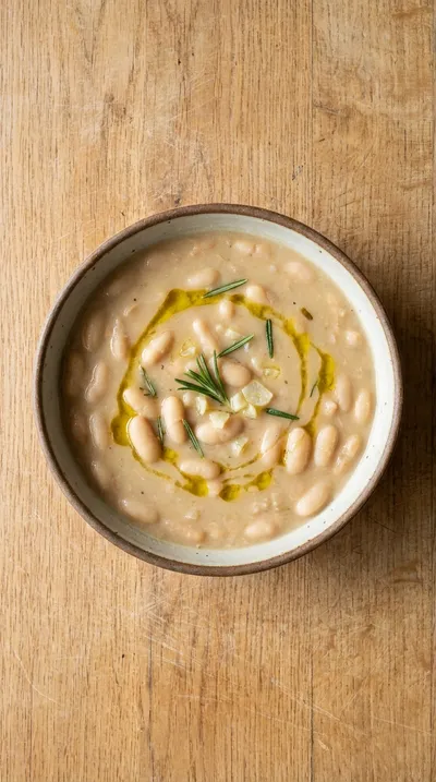 Rosemary Garlic White Bean Soup – Easy Recipe - cooking process