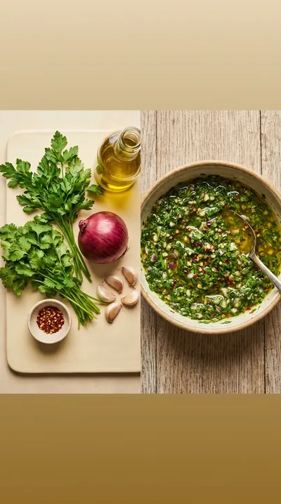Chimichurri Sauce – Tangy Fresh Garlic Condiment - ready to serve